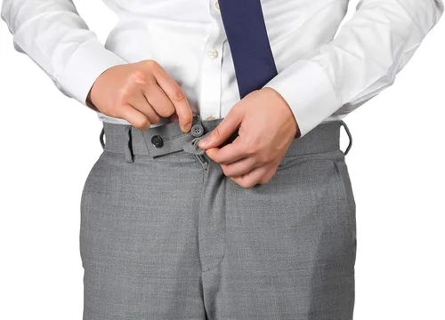Miniatura 7 de Johnson & Smith Extensores de pantalones Material de algodón Extensor de cintura ajustable para pantalones