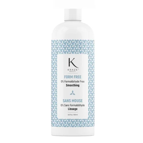 Tratamiento para el cabello alisador de queratina sin formaldehído, alisado para un cabello suave y sedoso sin encrespamiento, 33.8 onzas líquidas