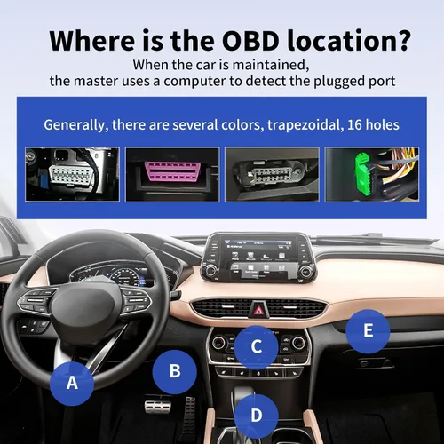 Miniatura 9 de AZIJYV Escáner K1 obd2, herramienta de diagnóstico del escáner obd2, lector de códigos de coche para comprobar la luz del motor, datos en vivo