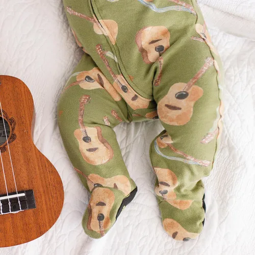 Miniatura 119 de Burt's Bees Baby - Pijama de una pieza para bebé, mameluco para dormir y jugar, algodón 100% orgánico, cremallera frontal