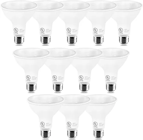 Miniatura 9 de Bombilla LED Par20 de 7 W (equivalente a 50 W), con certificación UL, 2700 K, luz blanca ultra cálida regulable, 500 lúmenes, base E26, iluminación