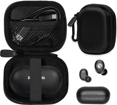 Funda para auriculares Raycon Everyday (edición 2024), auriculares intrauditivos, auriculares Raycon Fitness (negro)