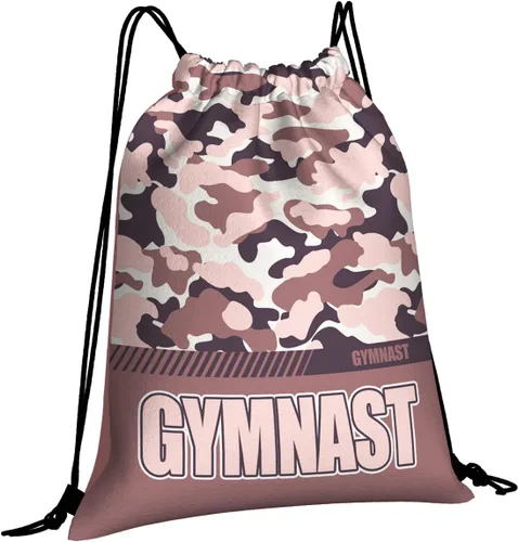 Miniatura 66 de Mochila con cordón impermeable para gimnasio, bolsas con cordón, bolsa de cuerda deportiva, mochila de camuflaje, Bolsas con cordón Cheer - Bolsas