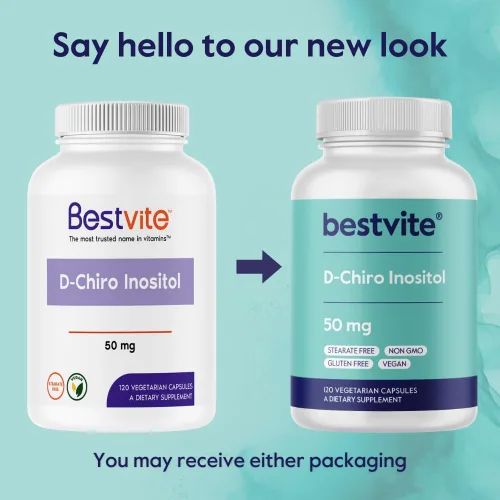 Miniatura 3 de BESTVITE D-Chiro Inositol (120 cápsulas vegetarianas) - Sin estearatos - Vegano - Sin OMG - Sin gluten