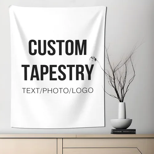 Miniatura 10 de Misnest Tapiz personalizado, fotos personalizadas, texto para el hogar, dormitorio, fiesta, sala de estar, telón de fondo, horizontal, 37 x 29