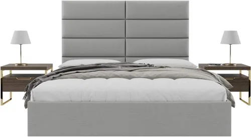 Miniatura 27 de Vänt - Paneles tapizados de cabecera para montar en la pared, diseño Isabelle, 60 x 23 pulgadas, configuración de 4 paneles individuales, Cuero
