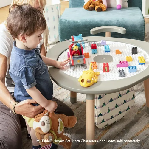 Miniatura 5 de Stokke MuTable Bolsa de algodón Bolsa de almacenamiento de juguetes para juguetes de tamaño pequeño a mediano Hecha de algodón suave, ligera