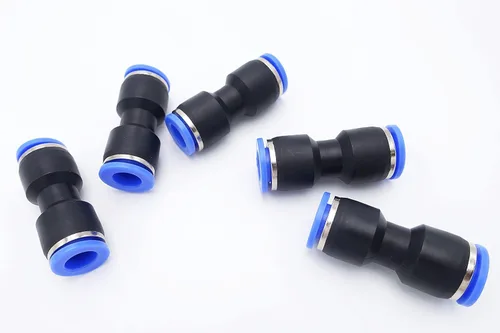 Miniatura 6 de Empuje para conectar, tubo de 1/2 pulgada de diámetro exterior x tubo de 1/4 pulgadas, conector de dos vías de unión recta de aire neumático
