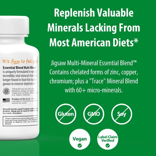Miniatura 3 de Jigsaw Health Mezcla esencial multimineral 90 cápsulas 90 porciones