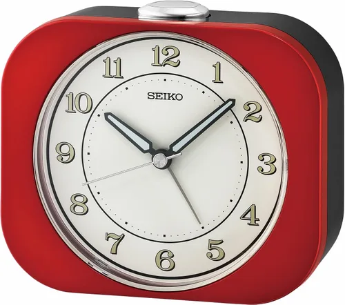 Miniatura 6 de SEIKO Kyoda - Reloj despertador para dormitorio, color negro metálico