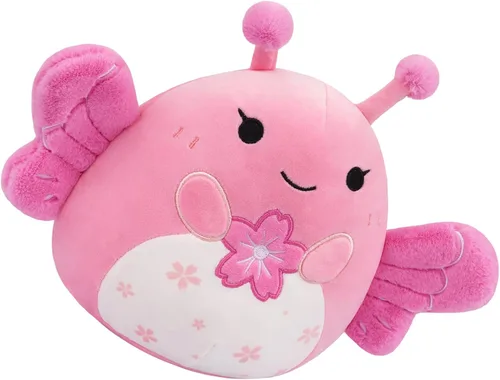 Miniatura 6 de Peluche de gato negro, animal de peluche Sakura con bordado Sakura en la cabeza, regalos de felpa suave para niños y niñas