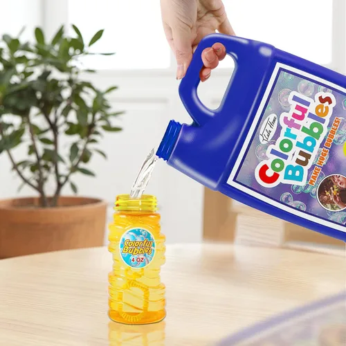 Miniatura 7 de Solución concentrada de burbujas Lulu Home, repuesto de 1 L/33.8 onzas para máquinas de burbujas, varitas gigantes y sopladores - hasta 2.5 galones