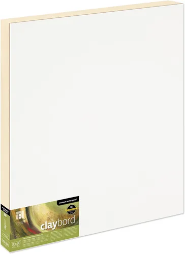 Miniatura 84 de Ampersand Art Supply Panel de pintura de madera: Serie Museo Claybord, 10 "x 10", 2" Perfil con acunado Perfil con cuna de 2