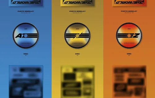 Miniatura 3 de DREAMUS ATEEZ The World EP.1: álbum de movimiento 3 versiones Set CD+1p Letras plegables Poster en paquete+72p Photobooklet+1ea pegatina+1p tarjeta