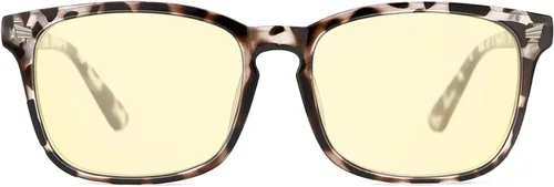 Miniatura 31 de TIJN Lentes de bloqueo de luz azul para mujeres y hombres, marco transparente cuadrado, anteojos nerd anti luz azul, gafas para pantalla