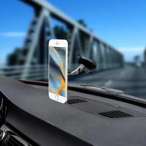 Miniatura 6 de 2 en 1 universal para teléfono inteligente celular magnético rápido rápido rápido de licra tarjeta de crédito titular de 360 grados para tablero