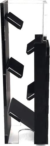 Miniatura 3 de C4Labs Torre alta de dados forrada de terciopelo, sonido más suave, opciones de color (torre con bandeja negra)