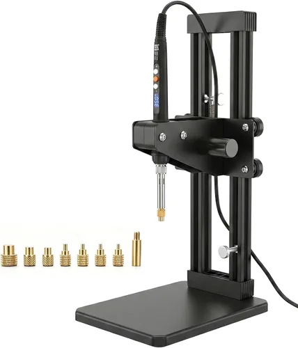 Miniatura 10 de Máquina de Prensado de Calor Vertical 3DZWMAN, Herramienta de Inserción de Conjunto de Calor, Insertos de Latón para Impresión 3D, Punta