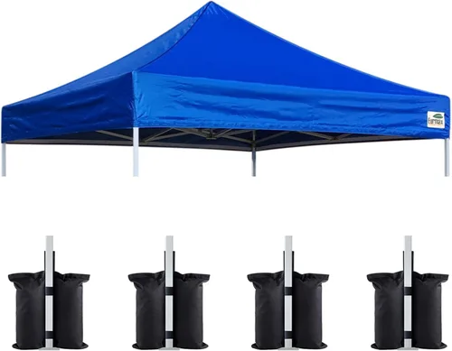 Miniatura 12 de Eurmax USA toldo desplegable de repuesto, cubierta superior para tienda de campaña, armado instantáneo, solo la cubierta superior, 4 bolsas
