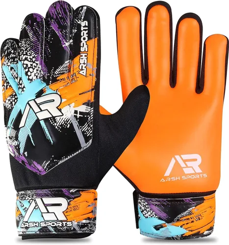 Miniatura 9 de Guantes de portero de fútbol, guantes de portero de fútbol para niños, jóvenes y niños con protección doble en la muñeca y palma de súper agarre