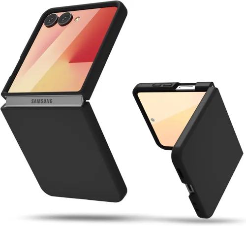 Miniatura 53 de oakxco Funda para teléfono Samsung Galaxy Z Flip 4, agarre de silicona líquida, bonita fina delgada cubierta de gel TPU de goma suave lisa