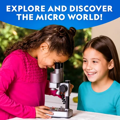 Miniatura 3 de Microscopio de laboratorio de National Geographic con más de 50 accesorios