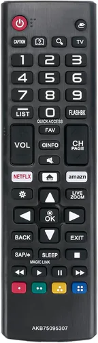 AKB75095307 Reemplazo de control remoto para LG LED LCD TV 43UJ6500 43UJ6560 49UJ6500 49UJ6560 55UJ6520 55UJ6540 55UJ6580 60UJ6540 24lr M520D