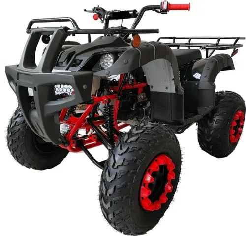 HHH ATV Quad de 4 ruedas para adultos, de 200 cc, cuatrimoto, tamaño completo, para jóvenes, ATV para jóvenes y grandes (negro)