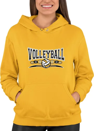 Miniatura 14 de Go All Out Sudadera con capucha para hombre y mujer con diseño fresco de voleibol