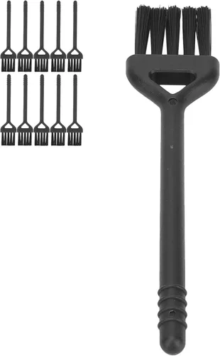 10 cepillos de limpieza de afeitadora eléctrica, mini cepillo de nailon de doble cara para afeitar, herramienta de limpieza para afeitar,