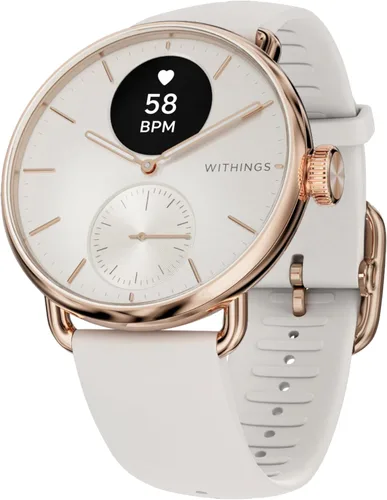 Miniatura 8 de WITHINGS ScanWatch 2 - Hybrid Smart Watch, Heart Rate Monitoring, Fitness Tracker, Cycle Tracker, Sleep Monitoring, GPS Tracker, 30-Day Battery
