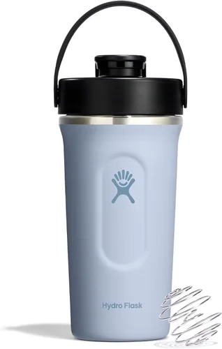Miniatura 17 de Hydro Flask Botella agitadora – Botella de gimnasio de acero inoxidable aislada para preentrenamiento y proteína 24 onzas Agave Verde