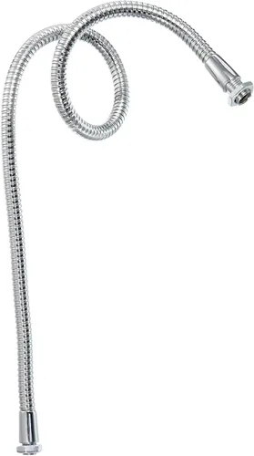 Miniatura 9 de PATIKIL Manguera universal de cuello de cisne de 3.9 pulgadas, 1 manguera de metal flexible flexible de rosca fina M10, extensión de tubo suave