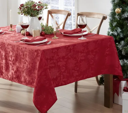 Miniatura 6 de Manteles y servilletas navideños de Carol Damasco sin suelo de hierro Rojo