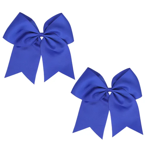 Miniatura 2 de Totelux Lazos para el cabello de 8 pies, paquete de 2 lazos azules para animar, bandas de goma para el cabello, para coleta, lazo para mujeres
