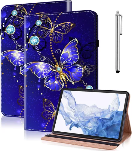Funda para Xiaomi Pad 5 / Pad 5 Pro de 11 pulgadas, Funda de cuero PU con ranura para tarjeta Banda elástica para Mi Pad 5/Pad 5 Pro 11" 2021 -