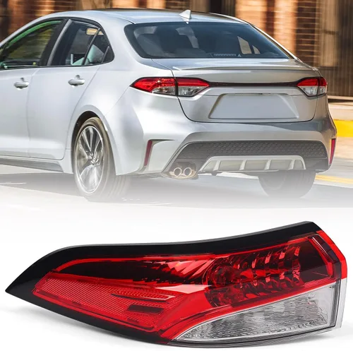 Huray Conjunto de luz trasera exterior para Toyota Corolla 2020-2025 Reemplazo de lámpara trasera 8156002C10 lado del conductor (izquierda)