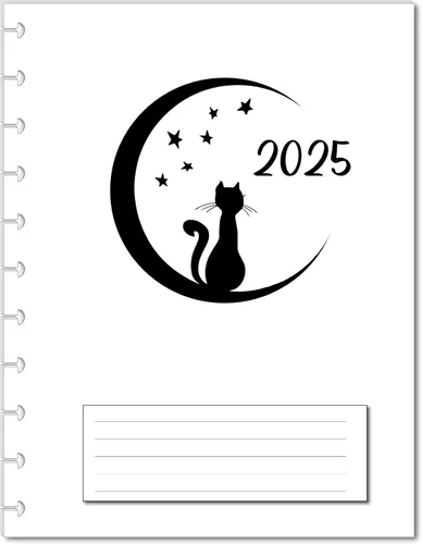 Recambios de calendario mensual 2022 para planificadores grandes de 11 discos, insertos de hojas sueltas, planificador de 11 discos de 12 meses, 8.5