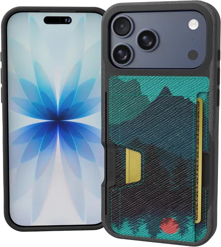 Miniatura 15 de Smartish Funda tipo cartera para iPhone 13 Pro – Wallet Slayer Vol. 2 [delgada + protectora] tarjetero con función atril - Black Tie Affair