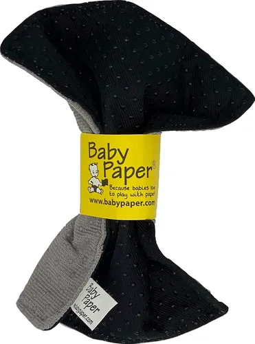 Miniatura 15 de Baby Paper, Juguete para bebé crujiente a rayas de color blanco y negro Rayas negras y blancas