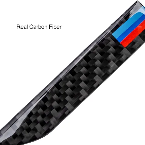 Miniatura 3 de Adhesivo protector universal para espejo retrovisor, tiras anticolisión, fibra de carbono, ajuste para todos los modelos, accesorios