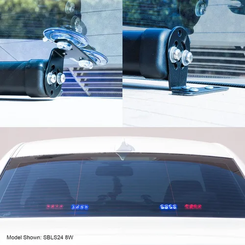 Miniatura 2 de LAMPHUS SolarBlast SBLS104 barra de luces LED de alerta de emergencia e indicación de tránsito, 47 pulgadas, 40 W - ÁMBAR AZUL, ámbar / blanco