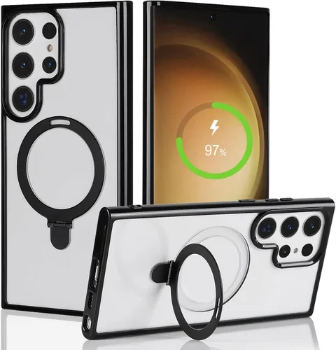 Miniatura 18 de Cavor Funda para teléfono Samsung Galaxy S22 Ultra para hombre, compatible con MagSafe, S22 Ultra con soporte, funda ultra magnética para Samsung A