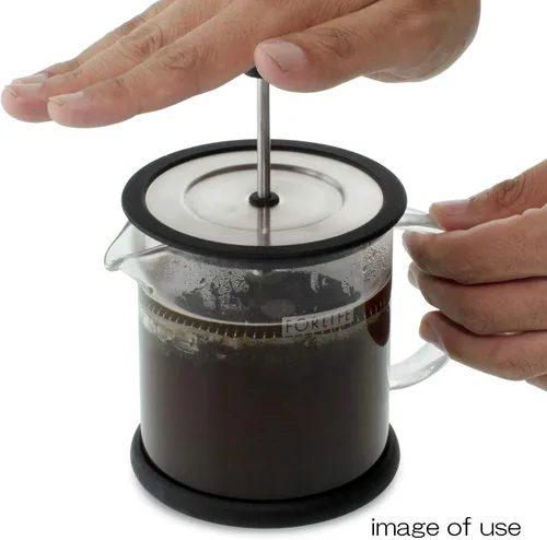Miniatura 4 de FORLIFE 827 - Prensa para café, transparente, color negro