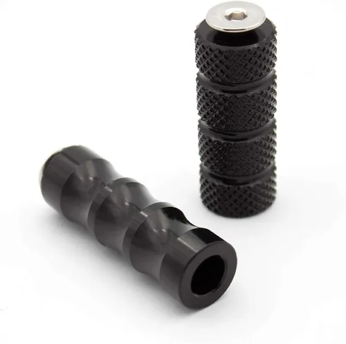 Miniatura 4 de Estriberas de freno para palanca de cambios de motocicleta con agujero de 0.236 in, pedal universal para retrasos, color negro