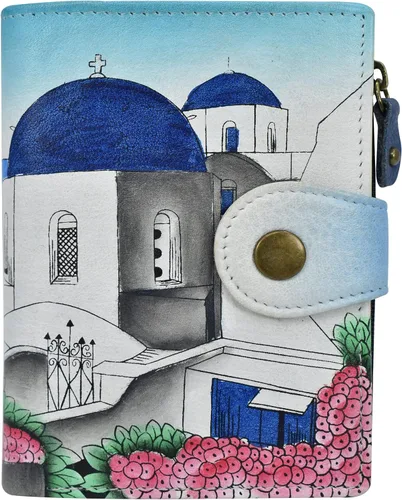 Miniatura 13 de Anna by Anuschka Cartera de mujer pintada a mano de cuero genuino para mujer