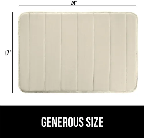 Miniatura 2 de Gorilla Grip - Alfombra de baño de espuma viscoelástica de 24 x 17 pulgadas, original, de primera calidad, suave, absorbente, gruesa, lavable a
