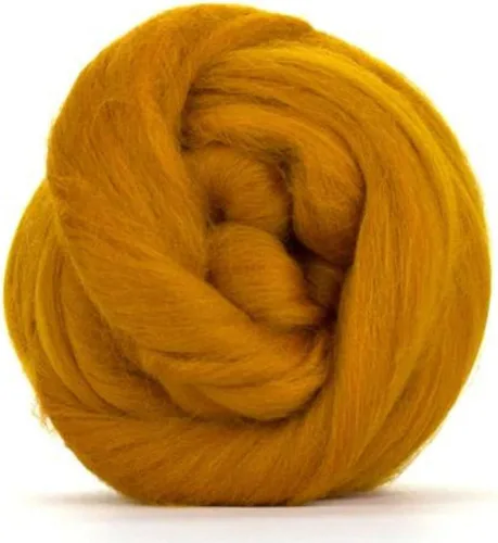 Revolution Fibers Lana Merino para hilar | Lana superior peinada Premium | 22 micrones, perfecta para proyectos de fieltro, hilado, colgantes de