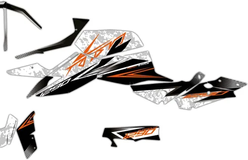 Miniatura 4 de Juego de pegatinas para ktm 1290 Super Duke (20 ~) (CM-W) (GLOSSY)