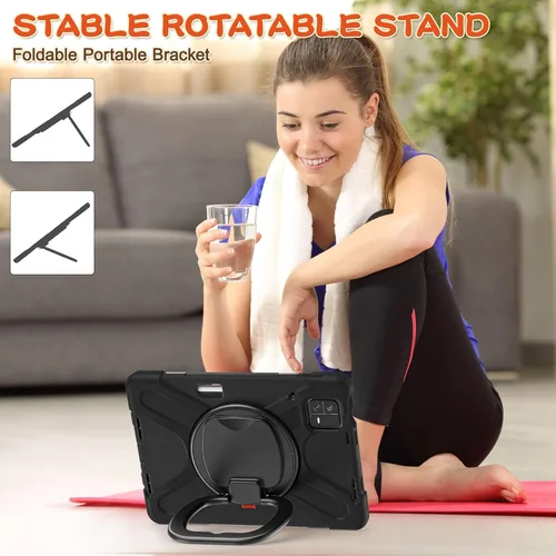 Miniatura 3 de Funda resistente para tablet, funda protectora multifunción con mango giratorio de 360 grados, correa de hombro extraíble para Mi Pad 6 6 Pro